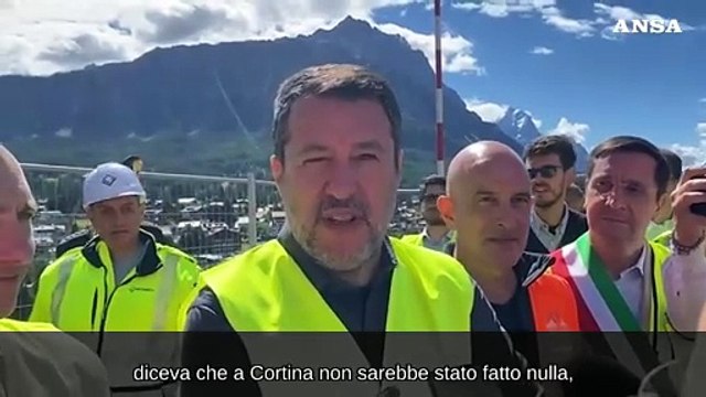 Milano-Cortina 2026, Salvini: Pista da bob in anticipo sul cronoprogramma
