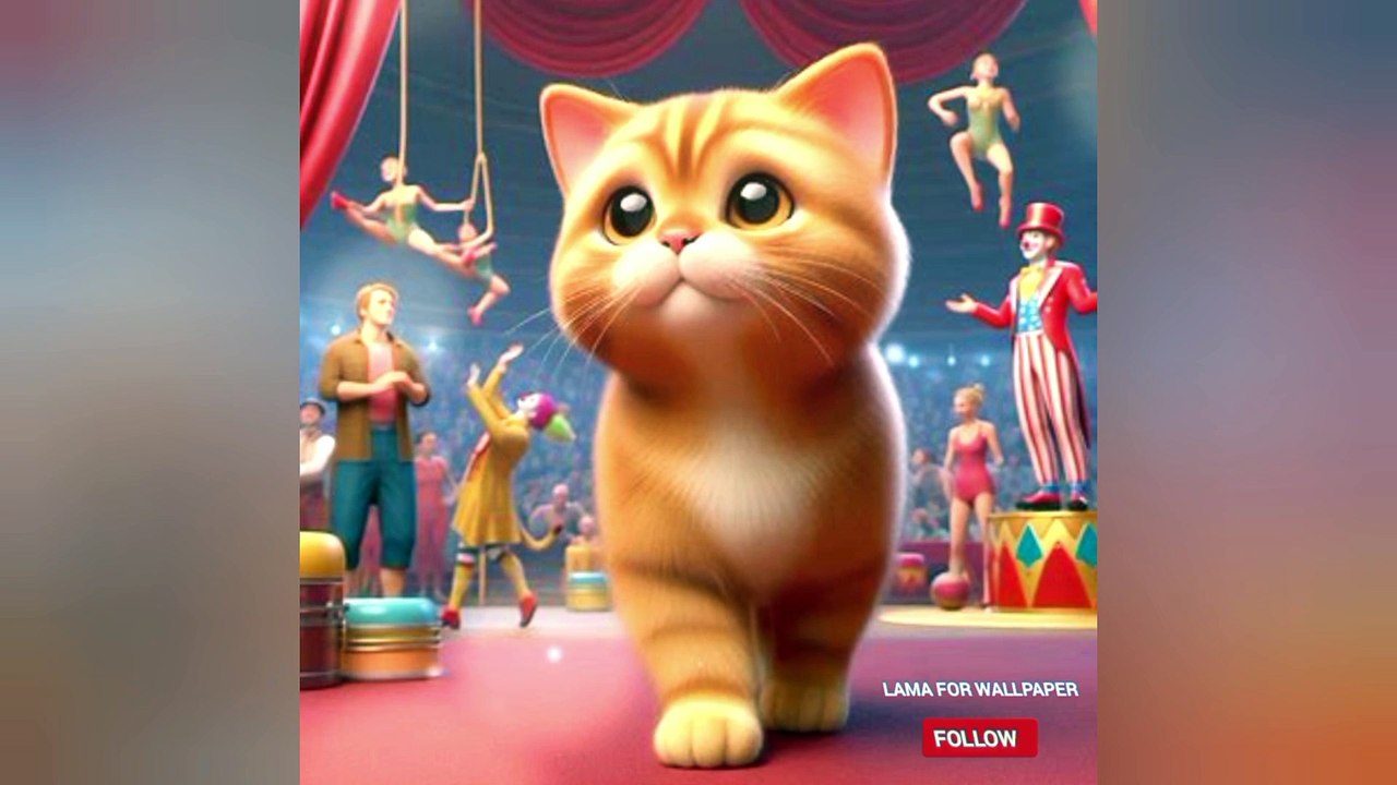 The cute circus cat story