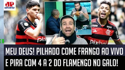"O FLAMENGO FOI IMPECÁVEL! UM ESPETÁCULO! E TEM SIM que FALAR que..." OLHA como Pilhado PIROU!