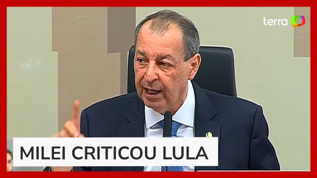 Omar Aziz chama Milei de 'moleque', 'vagabundo' e 'bandido' em comissão no Senado