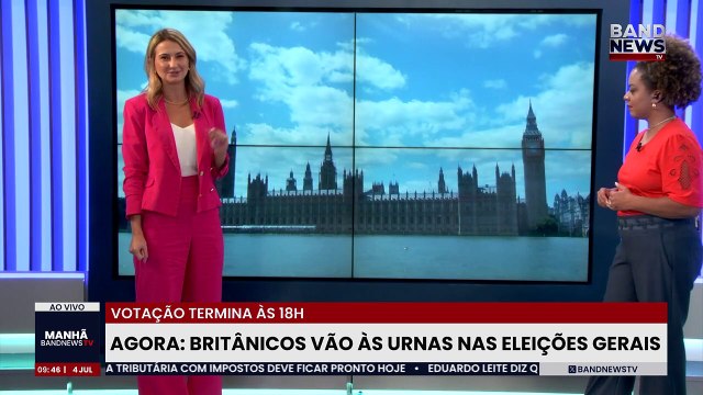 Britânicos vão às urnas nas eleições gerais | BandNews TV