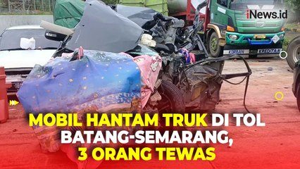 Hantam Truk Gandeng di Tol Batang-Semarang, 3 Penumpang Mobil Tewas
