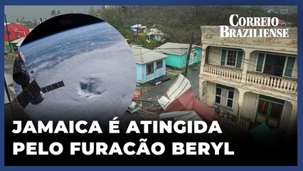 FURACÃO BERYL SACODE A JAMAICA E AVANÇA EM DIREÇÃO AO MÉXICO