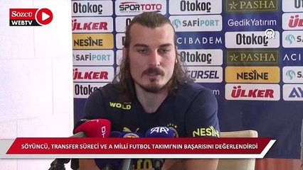 Çağlar Söyüncü, basın toplantısı düzenledi