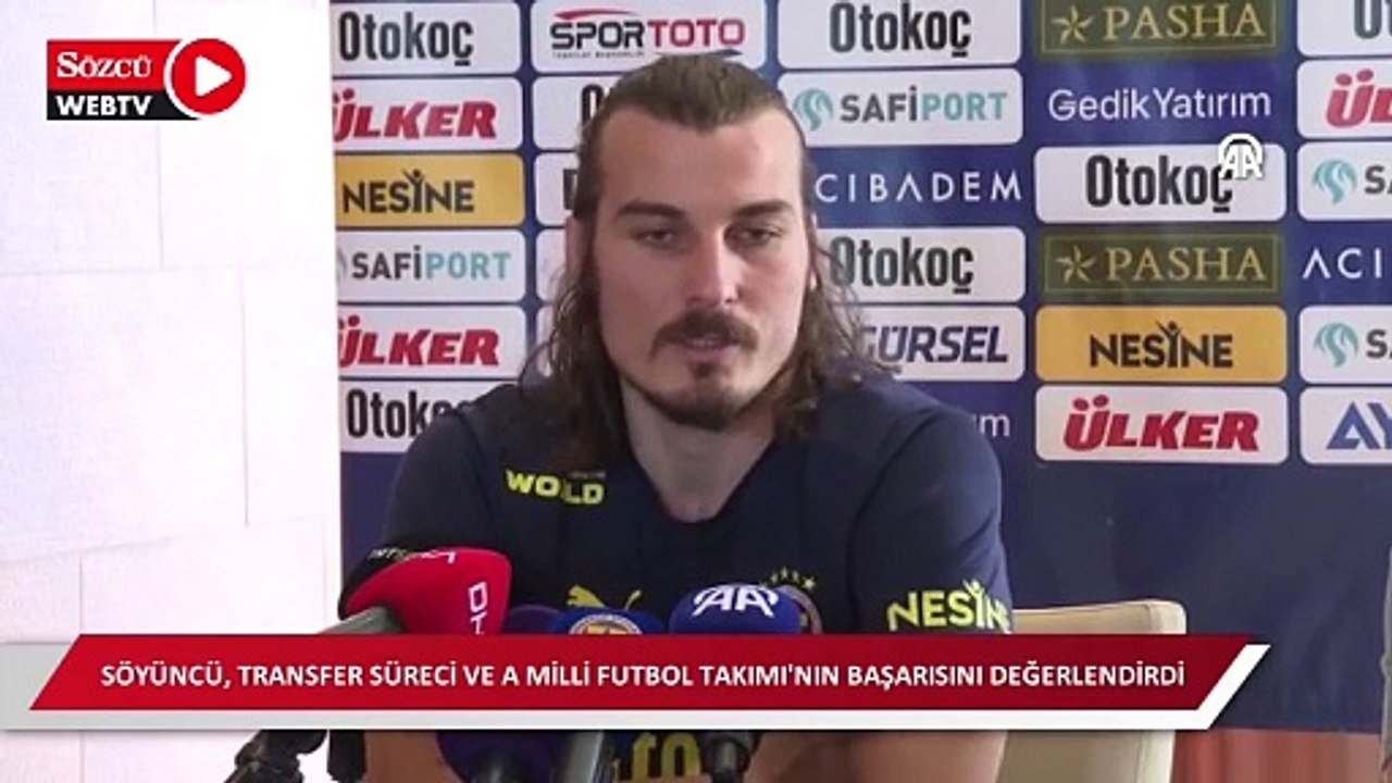 Çağlar Söyüncü, basın toplantısı düzenledi