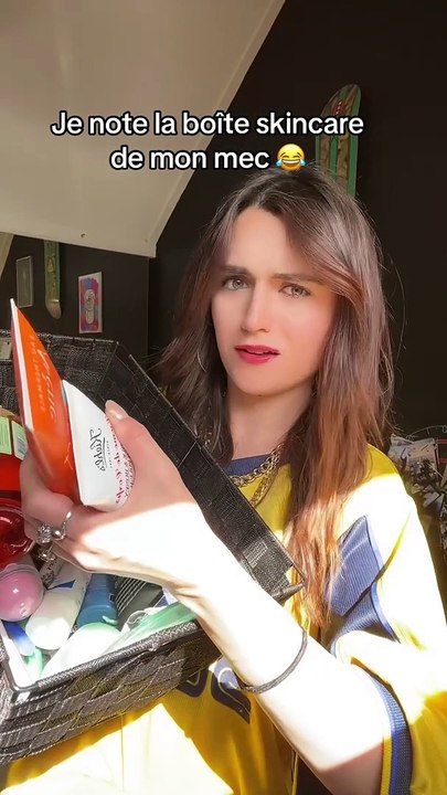 Je note la boite skincare de mon mec 