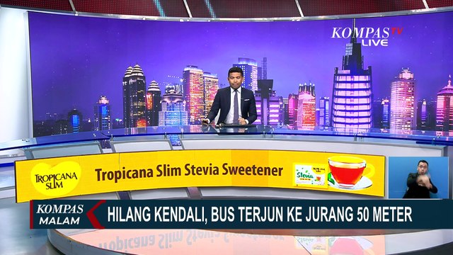 Video Amatir Bus Terjun ke Jurang Sedalam 50 Meter di Lampung Barat, 1 Orang Tewas