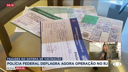 PF apura supostas fraudes em sistemas de vacinação no RJ