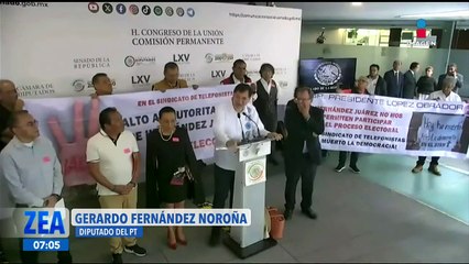 "Yo voy a ser una senador de a pie": Gerardo Fernández Noroña