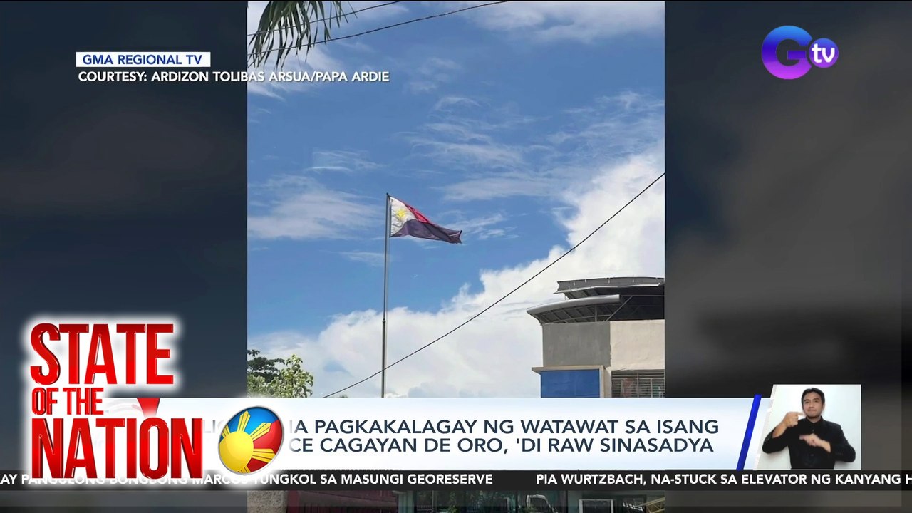 State of the Nation (Part 1 & 2)  Baligtad na watawat; Pia Wurtzbach, na-stuck sa elevator; atbp.
