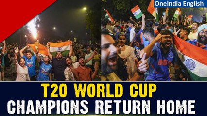 Sea of crowd greets team India as victory parade begins in Mumbai | World Cup champions return home