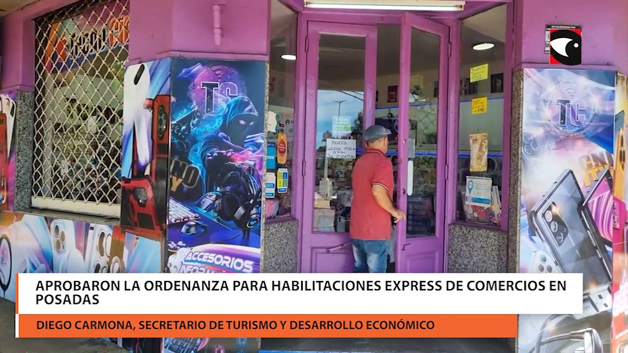 Aprobaron la ordenanza para habilitaciones express de comercios en Posadas