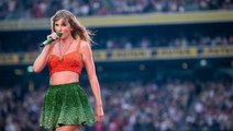 Taylor Swift's Reaction to Spotting Travis Kelce at Her Dublin Eras Tour Show Is So Pure