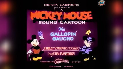 Walt Disney - Mickey Gaucho - ép02 - Complet - VOST - The Gallopin' Gaucho en 4K par RecrAI4KToons