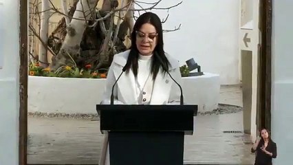 Se conoció la voz de Sandra Pettovello en el acto de presentación del Plan de Alfabetización