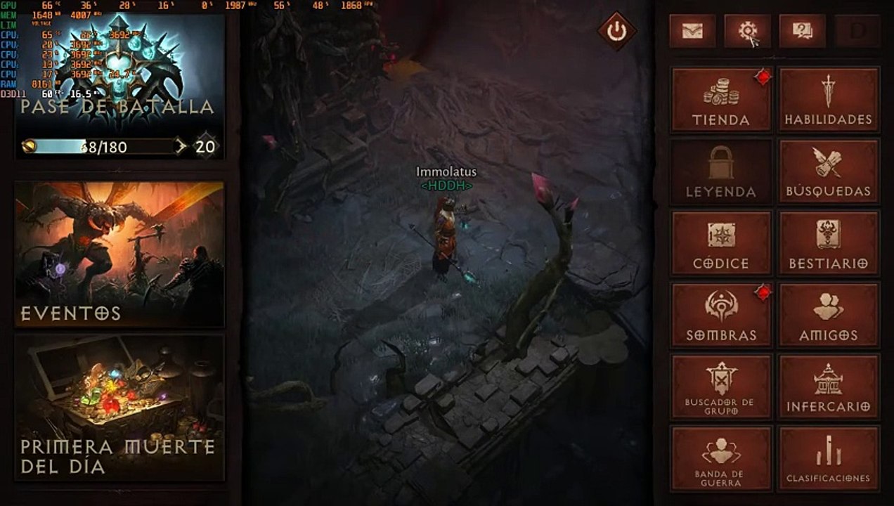  ¿Porqué NO PUEDO TENER MÁS de 60 FPS en DIABLO IMMORTAL en PC? SOLUCIÓN FÁCIL y RÁPIDA