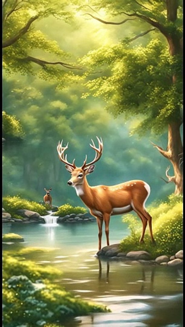 Beautiful nature with artificial intelligence