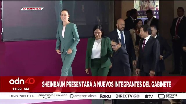 ¡Última Hora! Claudia Sheinbaum presenta a nuevos integrantes de su gabinete