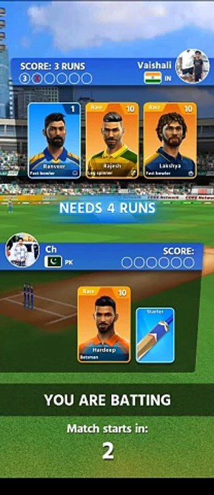 CRICKET LEAGUE GAME PLAY ▶️