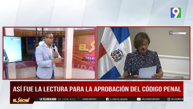 Aprueban código penal y dejan fuera las tres causales | El Show del Mediodía
