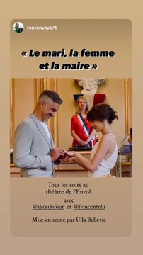 François Vincentelli et Alice Dufour se sont mariés. Instagram