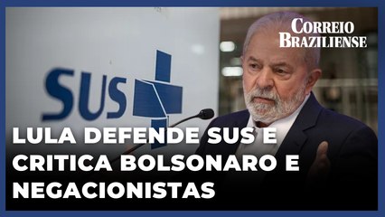 “A COVID VEIO NUM MOMENTO QUE A GENTE TINHA UM GOVERNANTE IRRESPONSÁVEL”, DIZ LULA