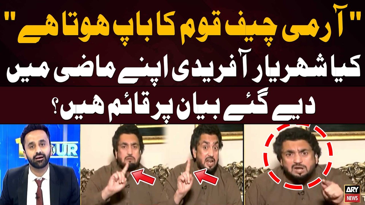 Does Shehryar Afridi stand by his past statement?