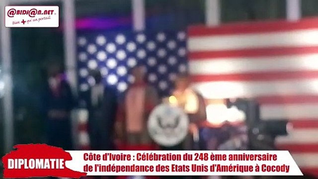 Côte d'Ivoire - Célébration du 248 ème anniversaire de l'indépendance des États-Unis d'Amérique à Cocody