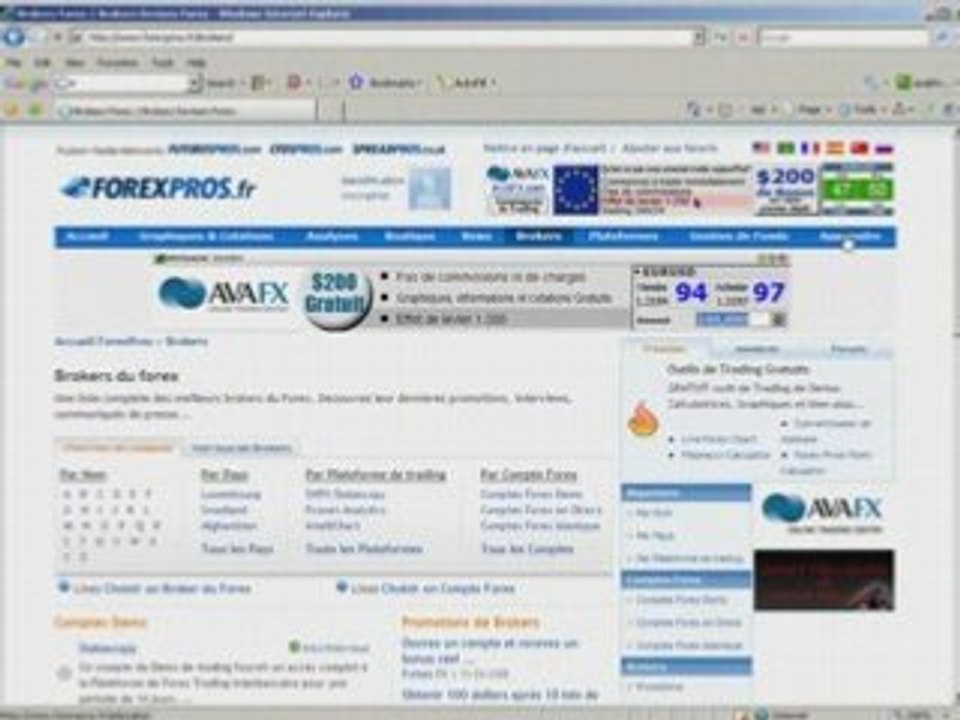 Trading de Forex avec ForexPros.fr