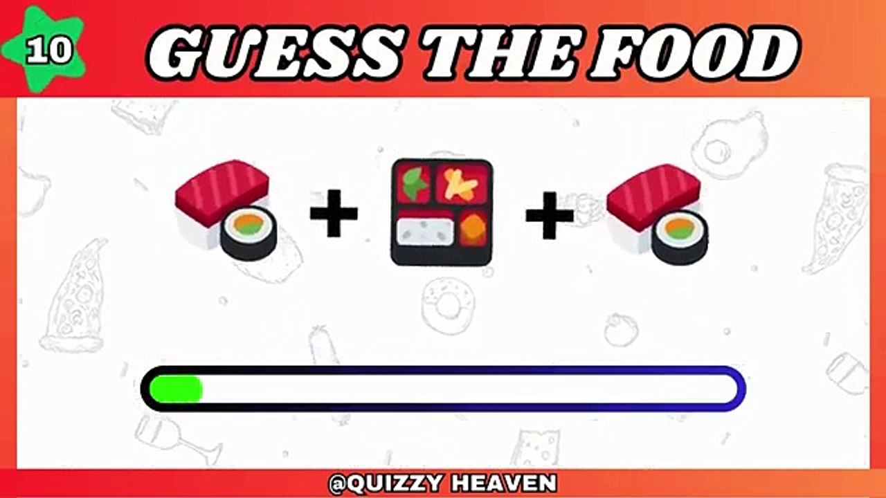 Guess the Food By Emoji | Emoji Quiz - Easy Medium Hard | 50 Foods ...