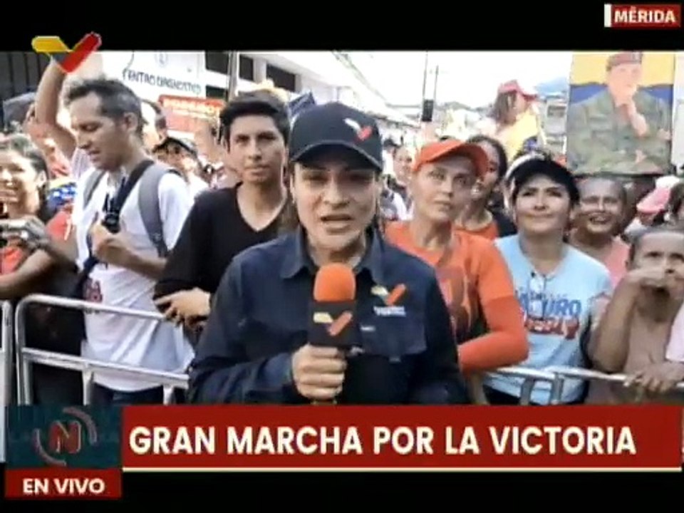 Merideños expresan su respaldo al candidato de la patria Nicolás Maduro