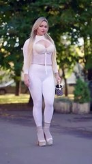 Beutifull girl  style for curvy ladies Trending hacks #fashionstyle #fashiontrend