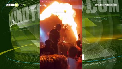 Reykon ya está en casa! El cantante se recupera tras accidente en el escenario