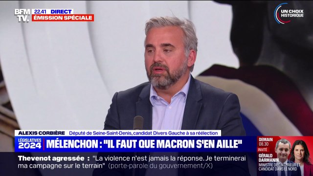 Législatives: Dimanche, le Nouveau Front populaire peut gagner , assure Alexis Corbière (candidat divers gauche à sa réélection en Seine-Saint-Denis)