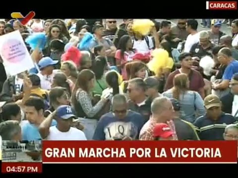 Pueblo revolucionario de Caracas expresa su respaldo al candidato Nicolás Maduro