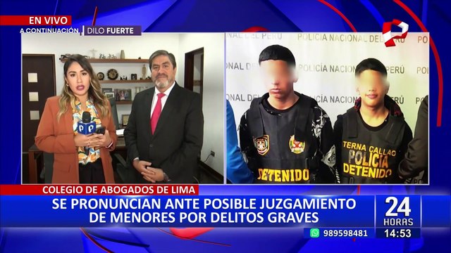 Colegio de Abogados de Lima rechaza PL que establece responsabilidad penal a menores de 16 y 17 años