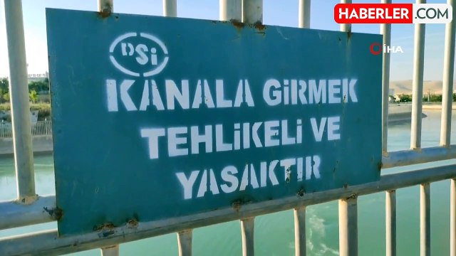Şanlıurfa'da sulama kanalına giren kişi kayboldu