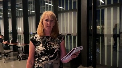 Shelagh Parkinson at the Blackpool South count