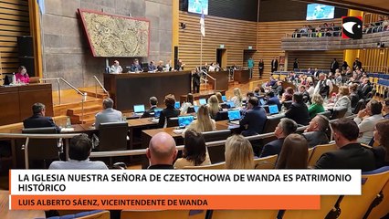 La Iglesia Nuestra Señora de Czestochowa de Wanda es Patrimonio Histórico