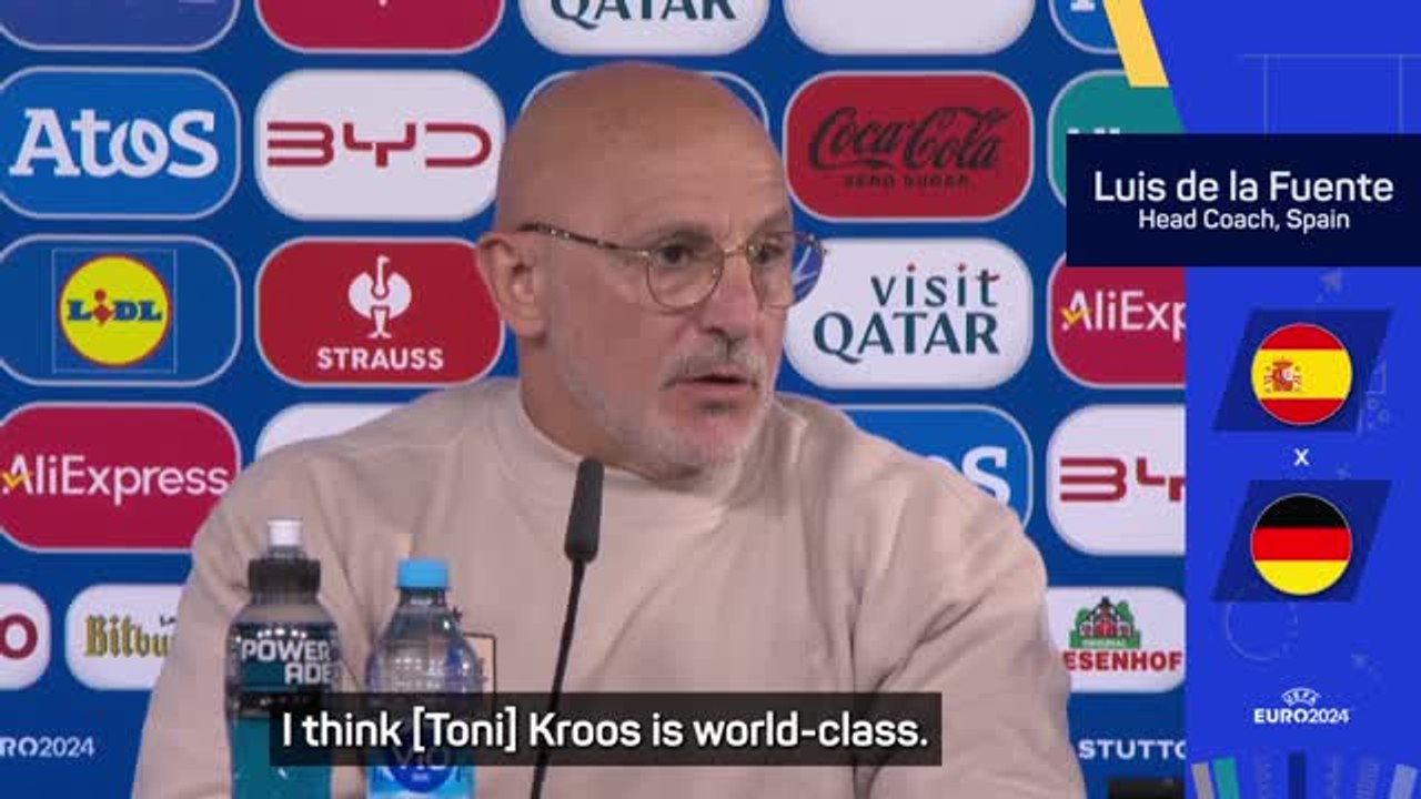 It's incomprehensible that Kroos is retiring - De la Fuente