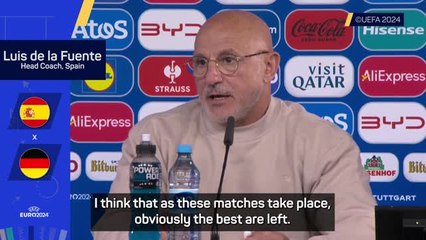 'Nothing is free' - De la Fuente plays down favourites talk ahead of Germany clash