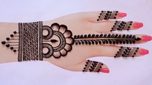 Simple Mehndi Design for Wedding