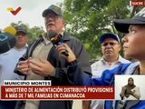 Minppal distribuyó provisiones alimenticias a más de 7 mil familias de Cumanacoa