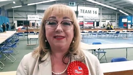 Washington and Gateshead South MP Sharon Hodgson speaks after winning in General Election