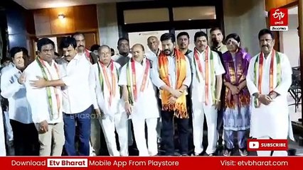 కాంగ్రెస్​లో చేరిన ఆరుగురు బీఆర్​ఎస్​ ఎమ్మెల్సీలు