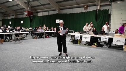 Watch: Turnout revealed for South Northamptonshire and Daventry