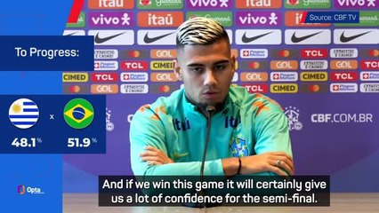 Pereira relishing 'historical fixture' between Brazil and Uruguay