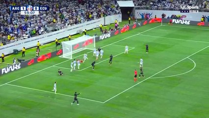 Penal para Ecuador tras falta de De Paul ⚽