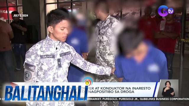 Magkapatid na bus driver at konduktor na inaresto noong Martes sa PITX, nagpositibo sa droga | Balitanghali