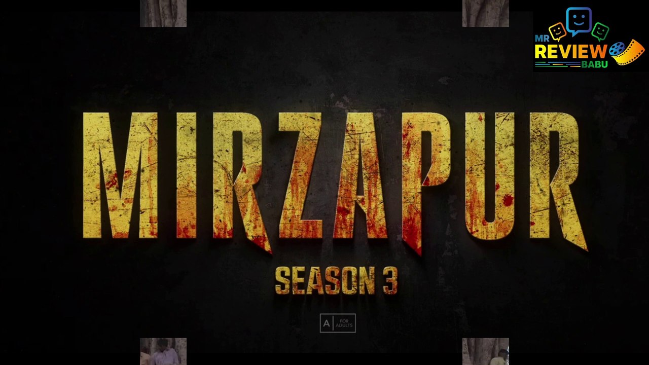 Mirzapur Season 3  Review  | Pankaj Tripathi | Ali Fazal | Shweta Tripathi Rasika Dugal